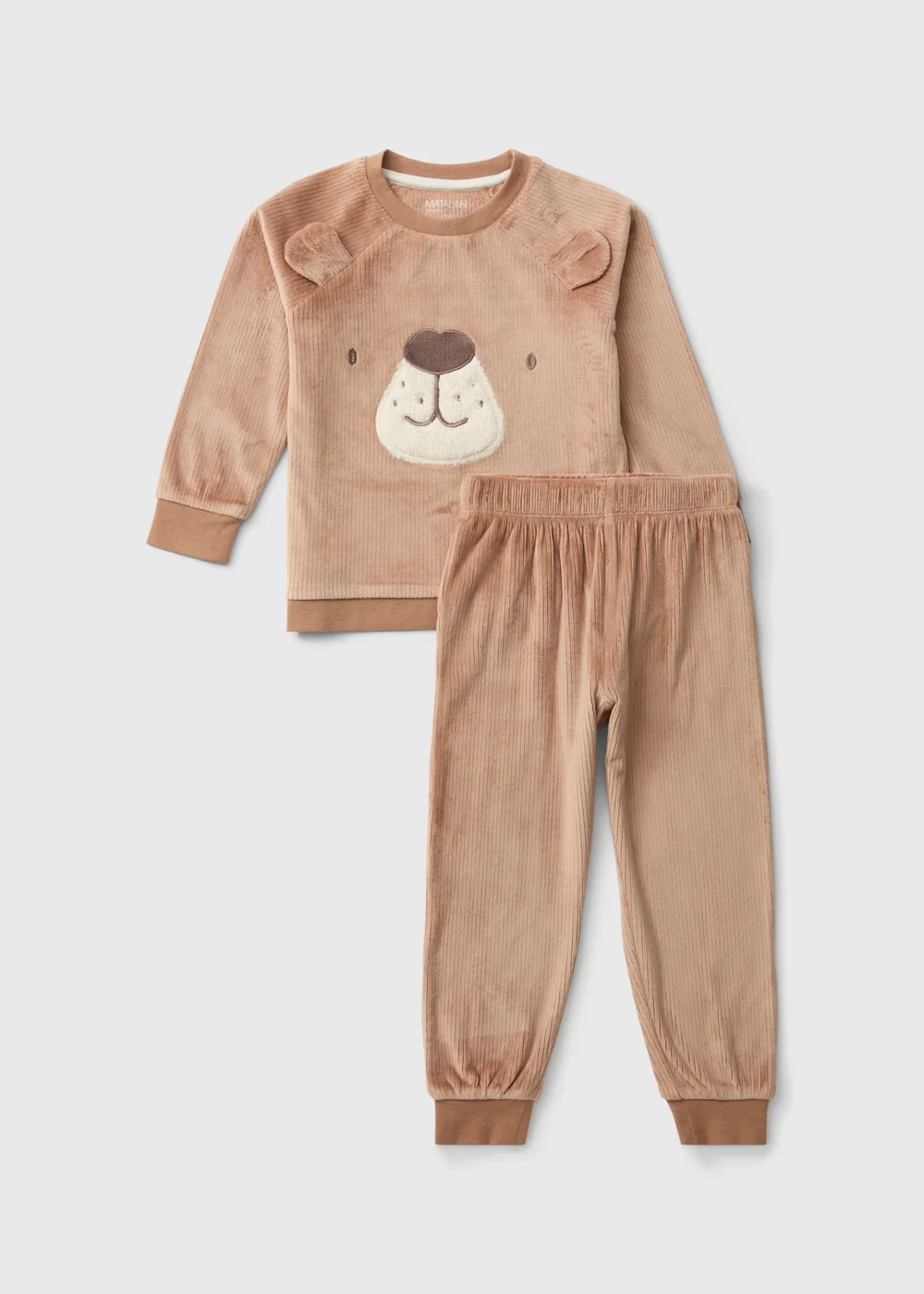 Boys Brown 3D Bear Pyjamas (1-7 yrs) - 1-1.5 Yrs Image 1