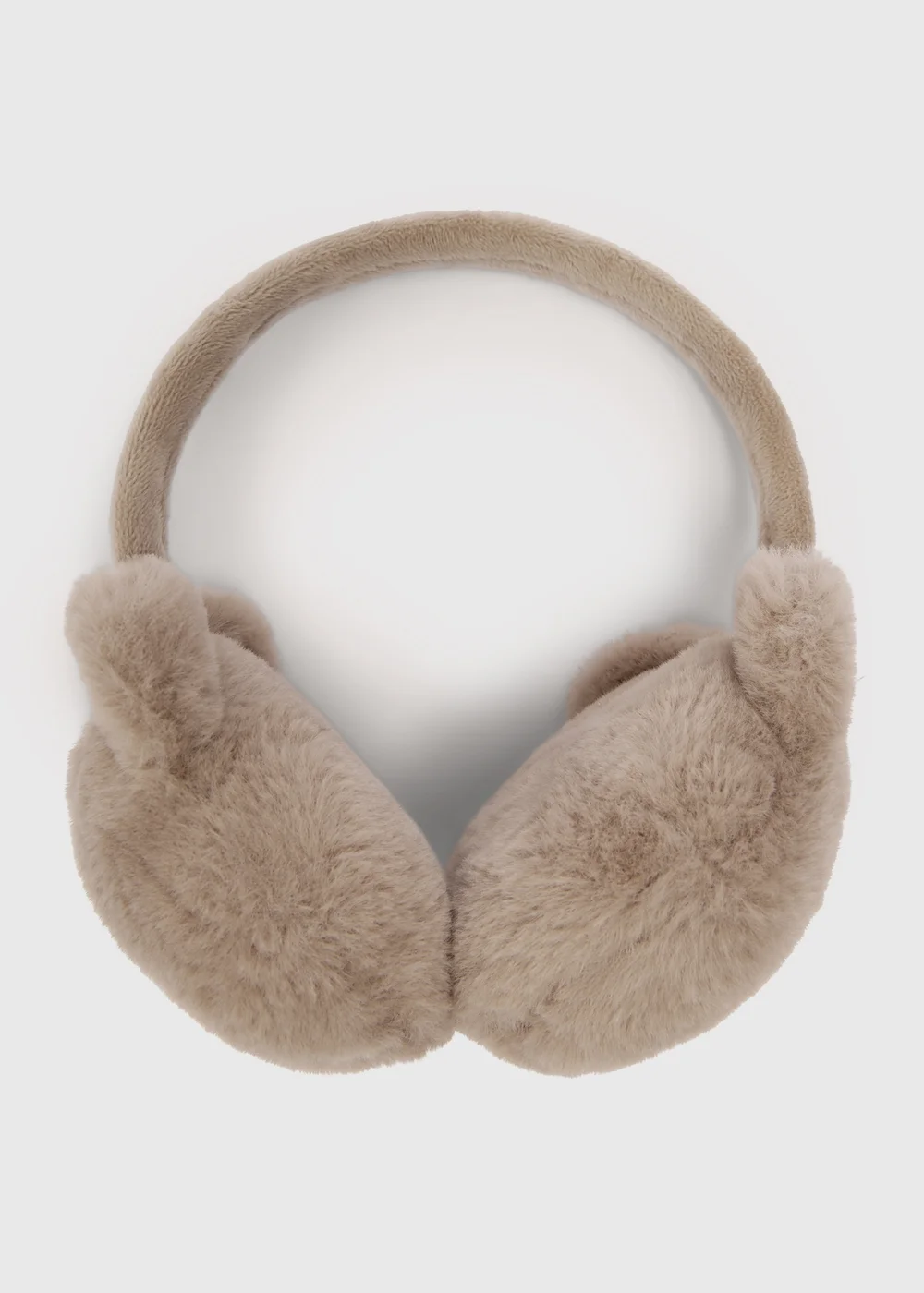 Beige Bear Novelty Earmuffs - One Size Image 1
