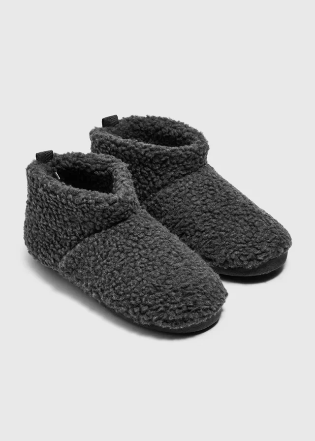 Grey Slipper Boot