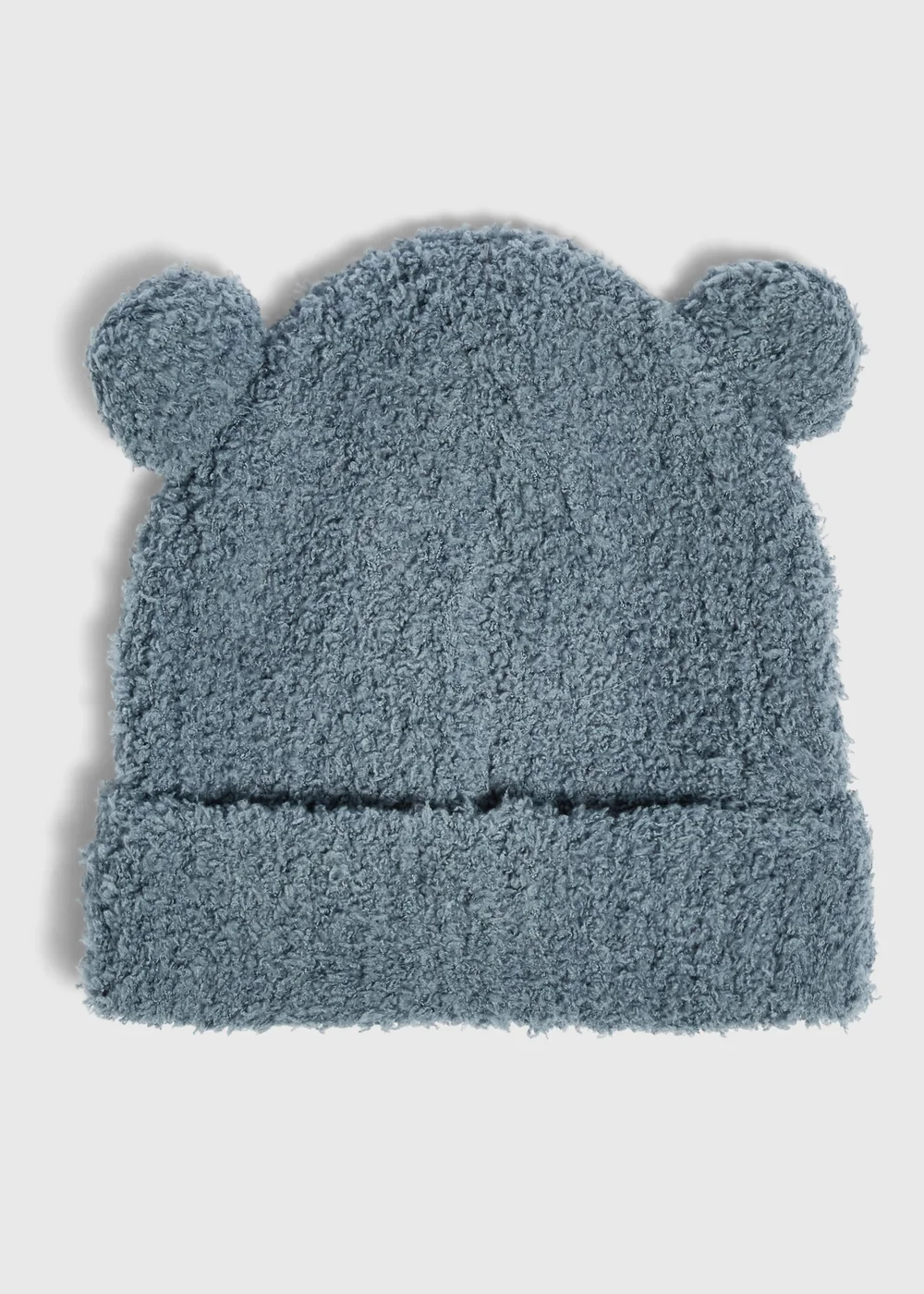 Baby Blue Fluffy Beanie (0-24mths) - Up to 1 Month Image 1