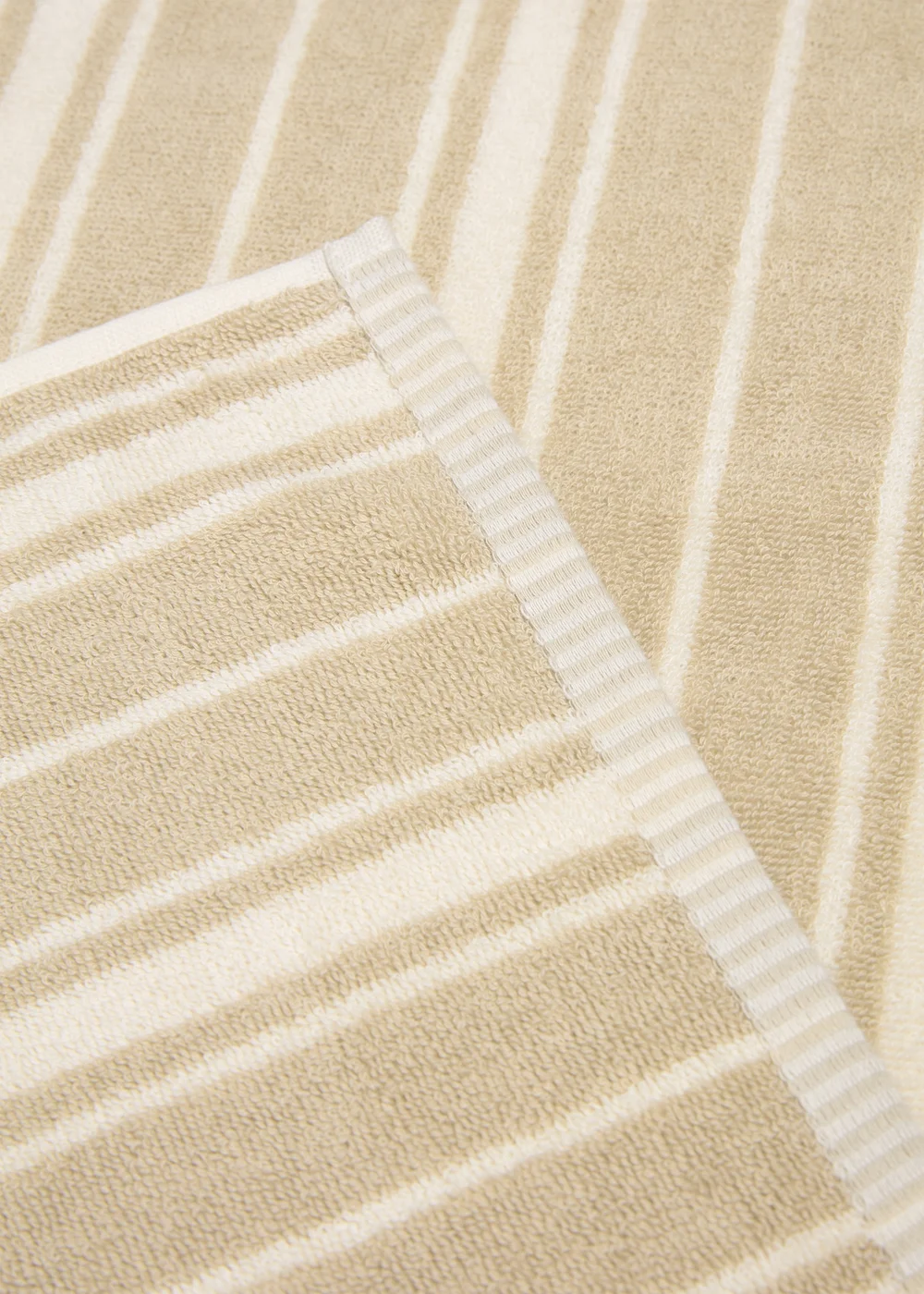 Natural Stripe Hand Towel - Hand Towel Image 3