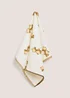 Beige Patch Teddy Bear Hand Towel - Hand Towel Image 1