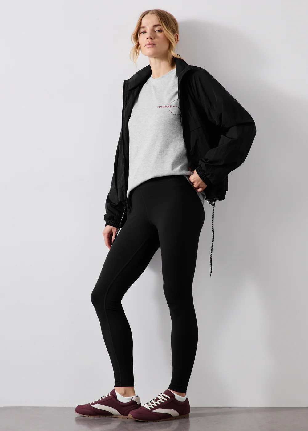 Souluxe Grey Longline T-Shirt - S Image 4