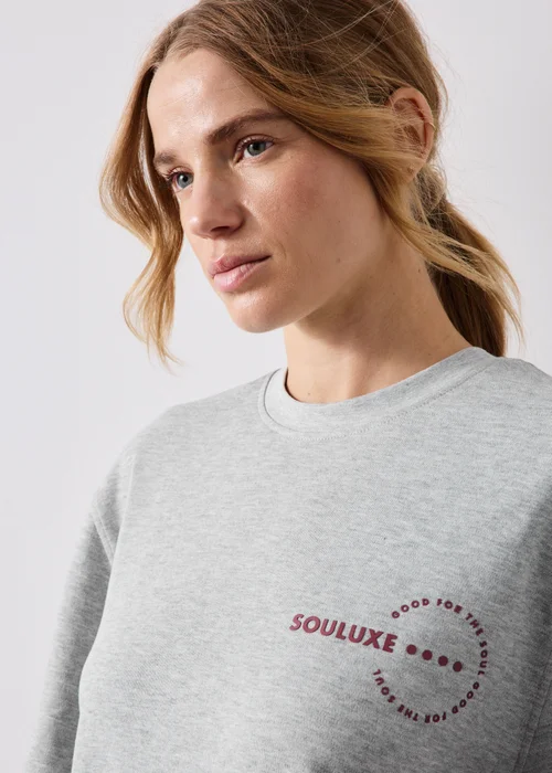 Souluxe Grey Longline T-Shirt - S Image 3