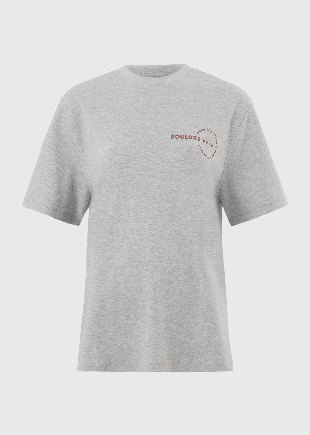 Souluxe Grey Longline T-Shirt - S Image 5