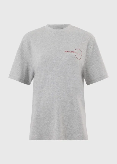 Souluxe Grey Longline T-Shirt - S Image 5