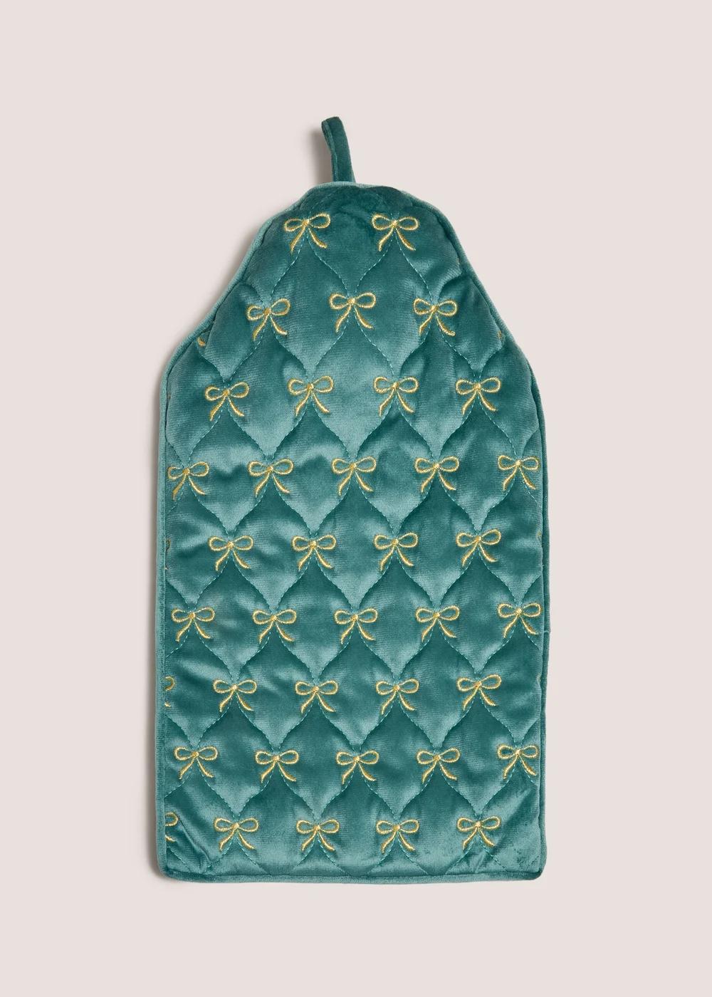 Green Decadence Bow Hot Water Bottle Image 1