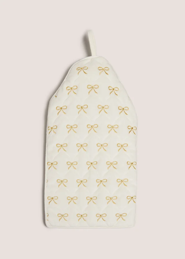 Cream Decadence Bow Hot Water Bottle