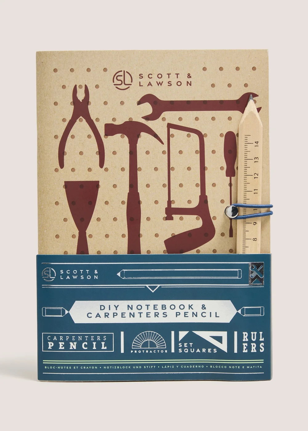 DIY Carpenter Note Pad & Pencil Image 1