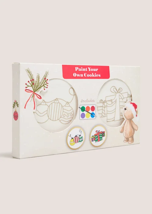 Christmas Patch Bear Paint Your Own Cookies Image 1