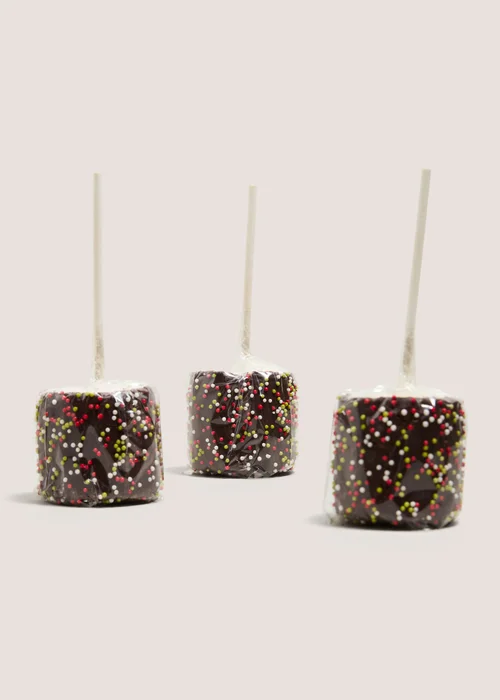 3 Pack Christmas Patch Bear Marshmallow Stirrers Image 2