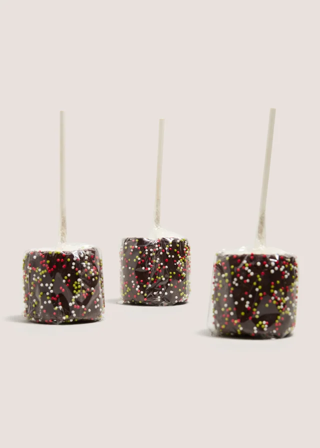3 Pack Christmas Patch Bear Marshmallow Stirrers