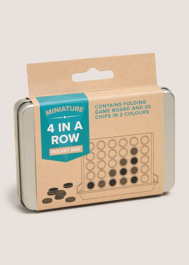 Pocket Four In A Row Tin Set