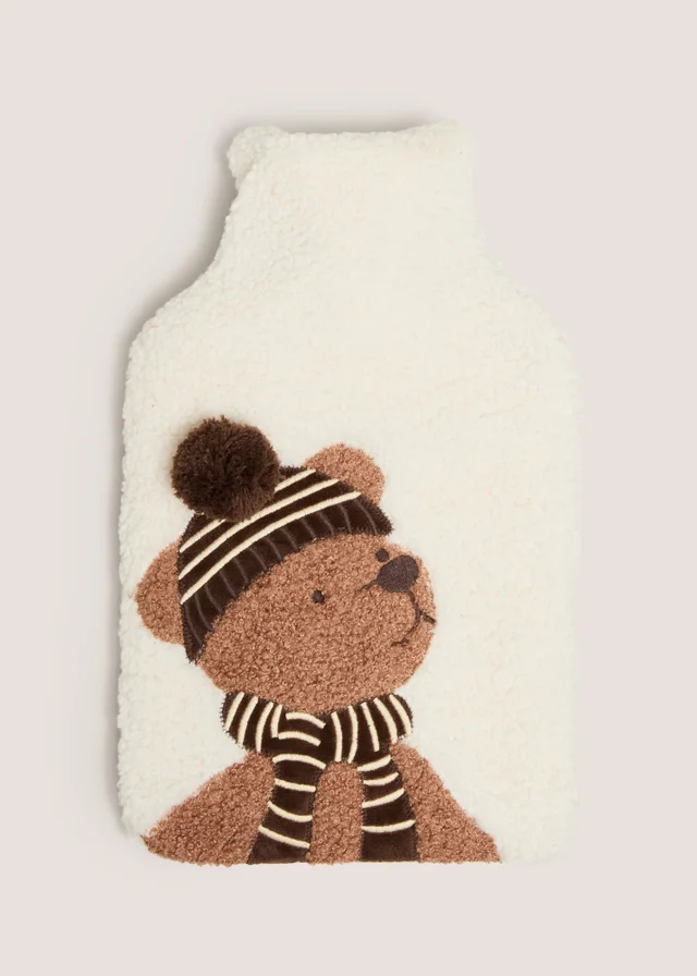 Cream Patch The Bear Hot Water Bottle