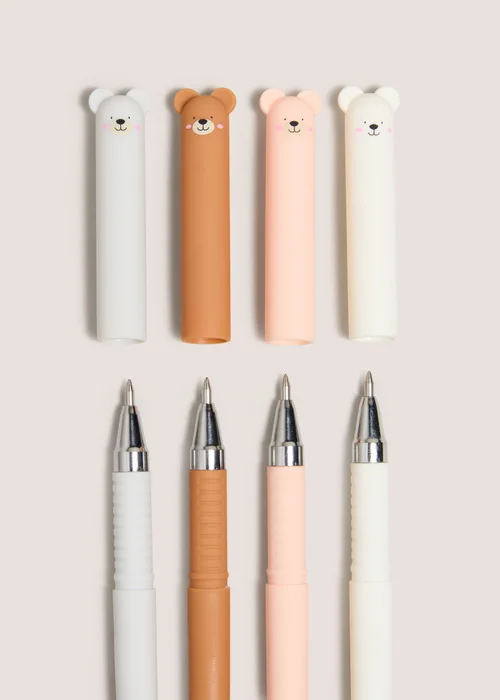 4 Pack Bear Pens Image 2