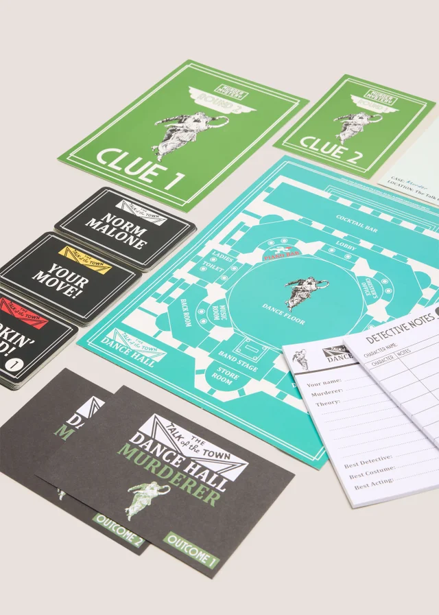 Murder Mystery Dance Floor Game