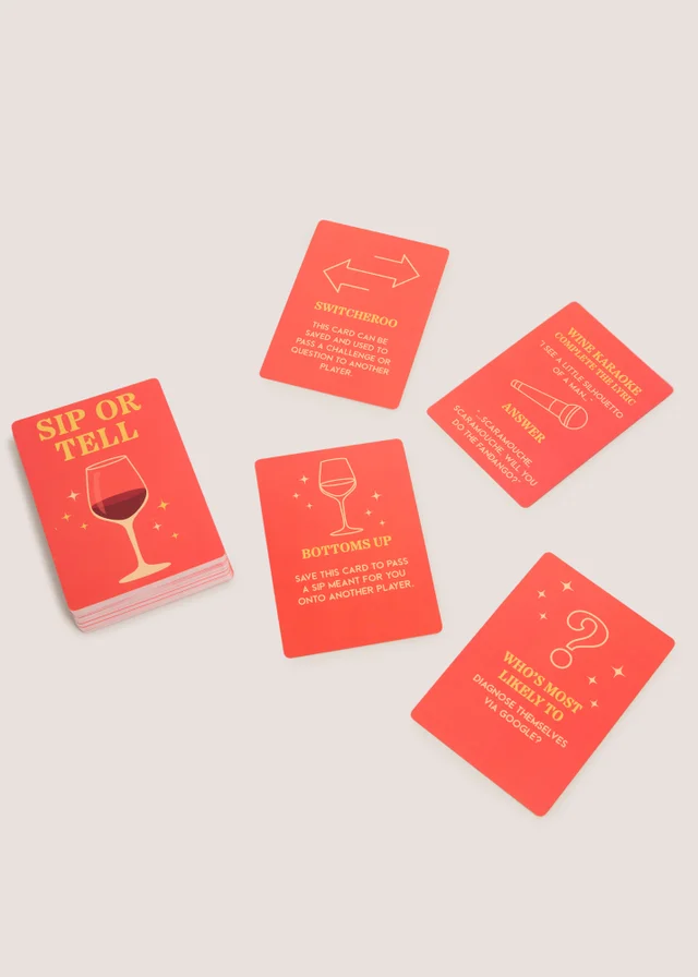 Sip Or Tell Board Game