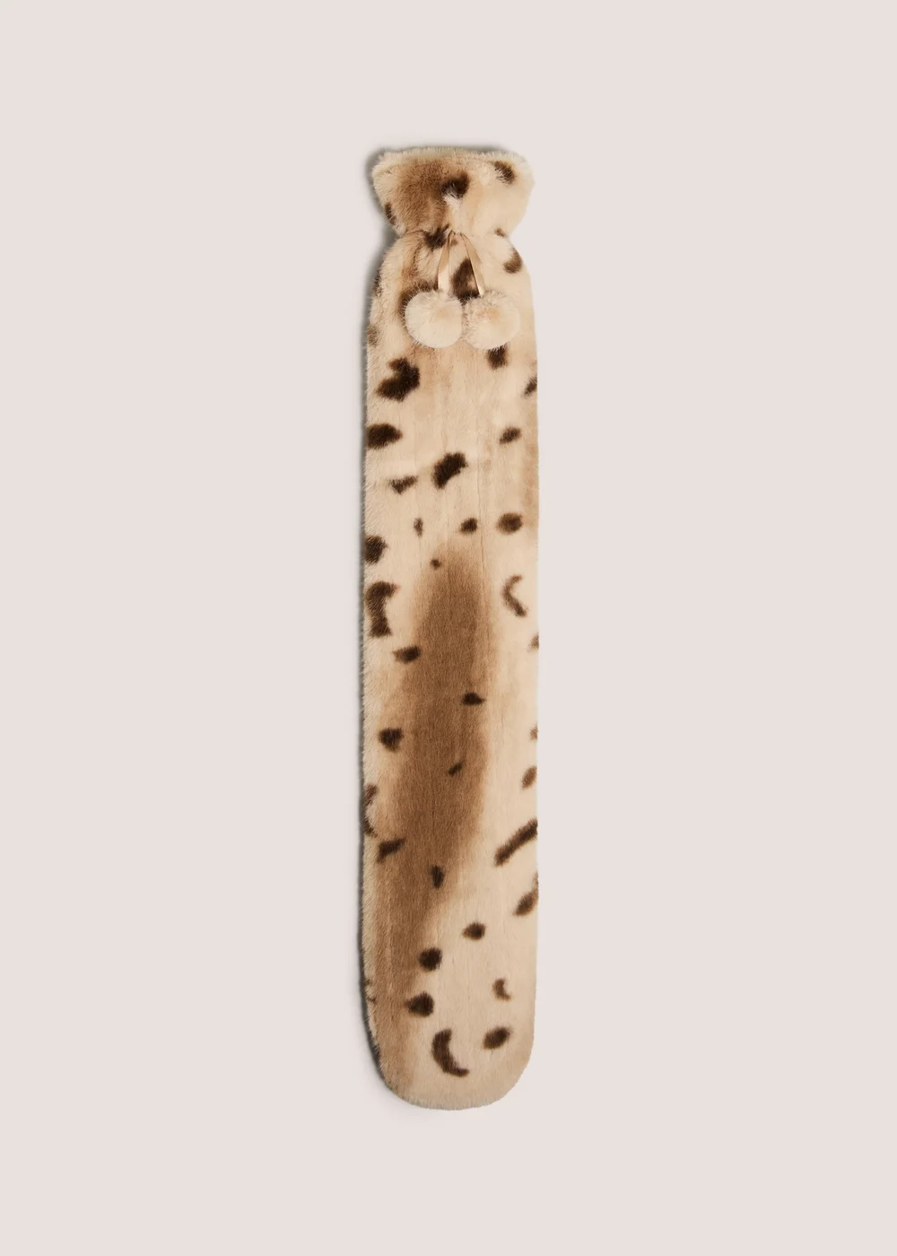 Deer Faux Fur Long Hot Water Bottle Image 1