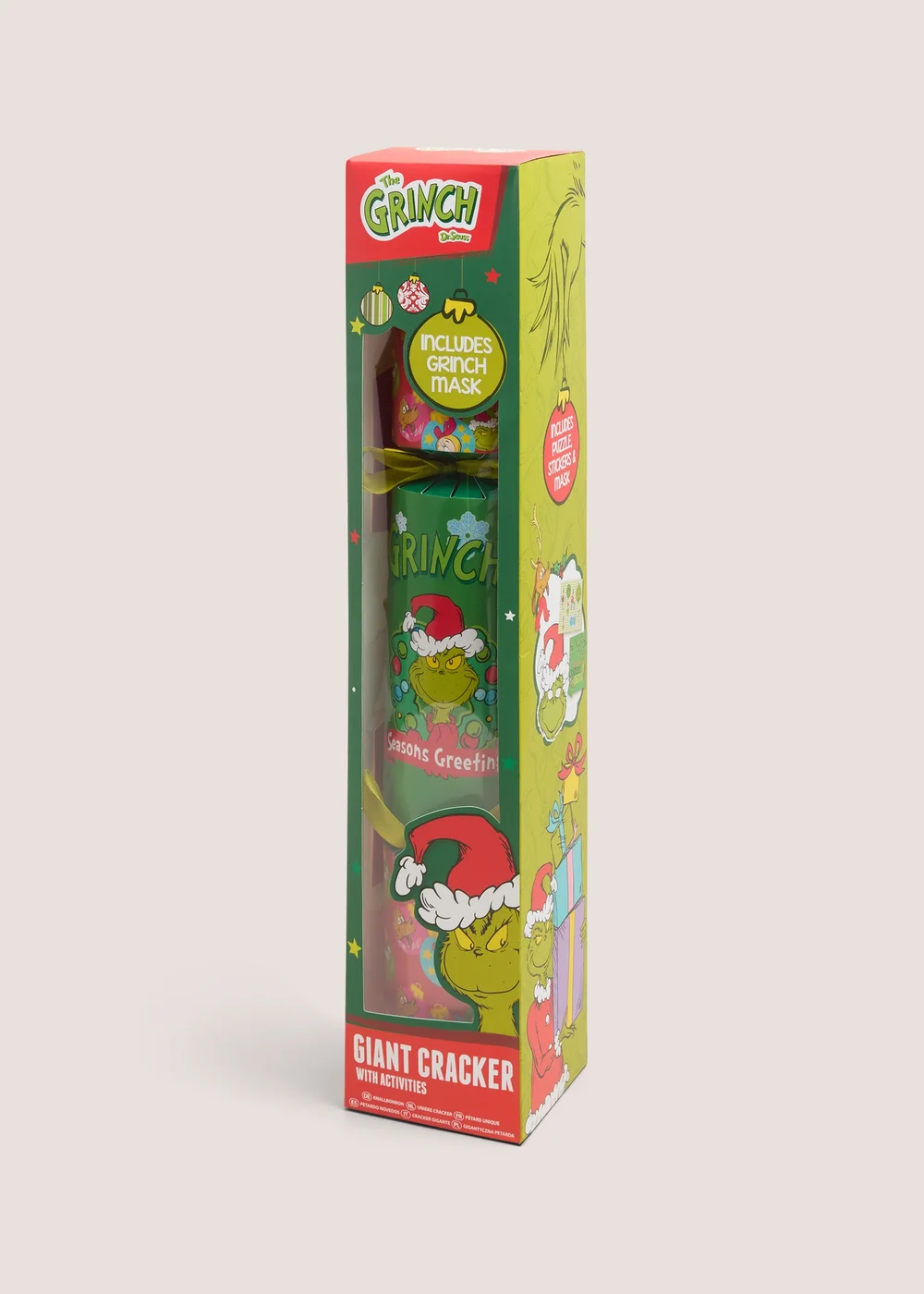 Grinch Large Christmas Cracker Image 1