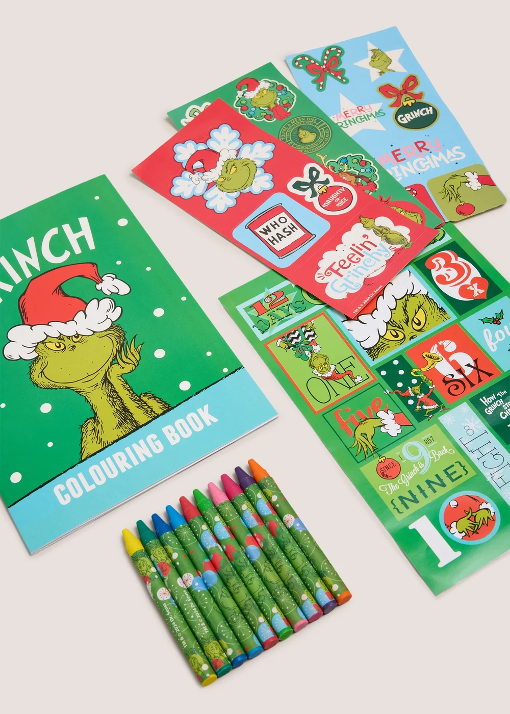 Grinch Christmas Activity Set Image 2