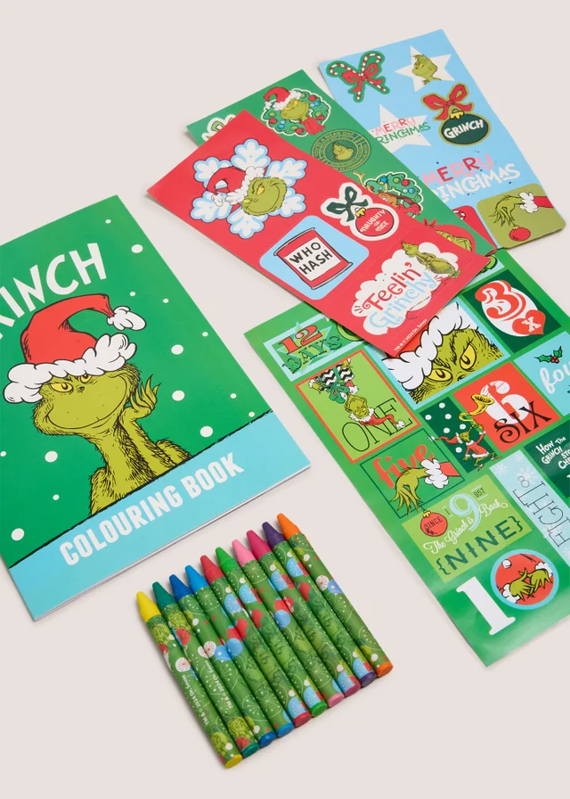 Grinch Christmas Activity Set