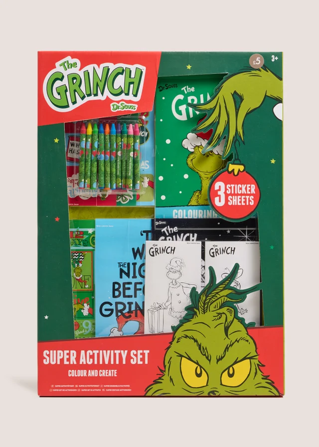 Grinch Christmas Activity Set
