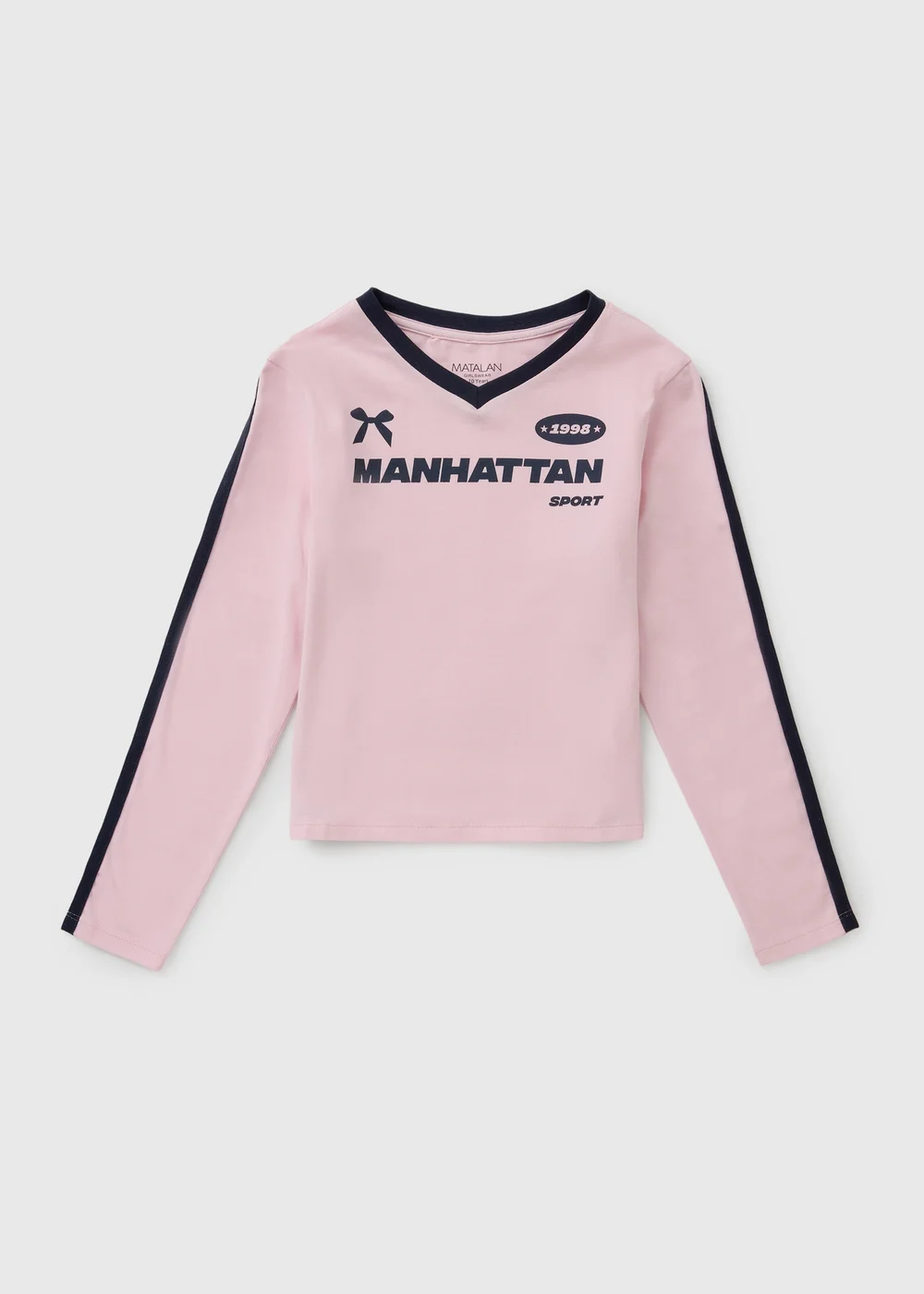 Girls Pink Manhattan T-Shirt (7-15 Yrs) - 7 Yrs Image 1