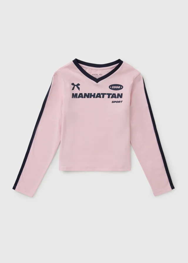 Girls Pink Manhattan T-Shirt (7-15 Yrs)