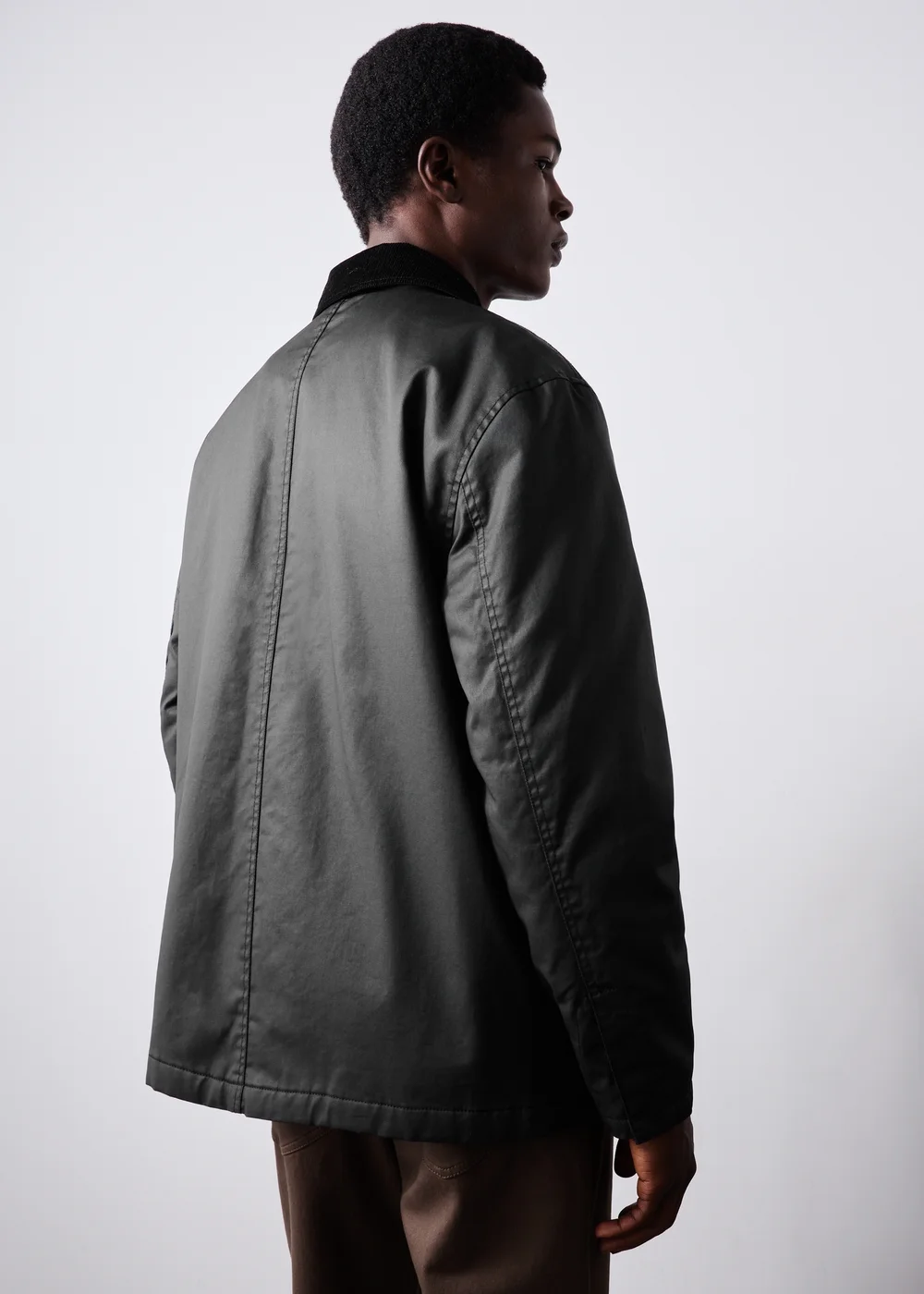 Black Wax Jacket - XS Image 3