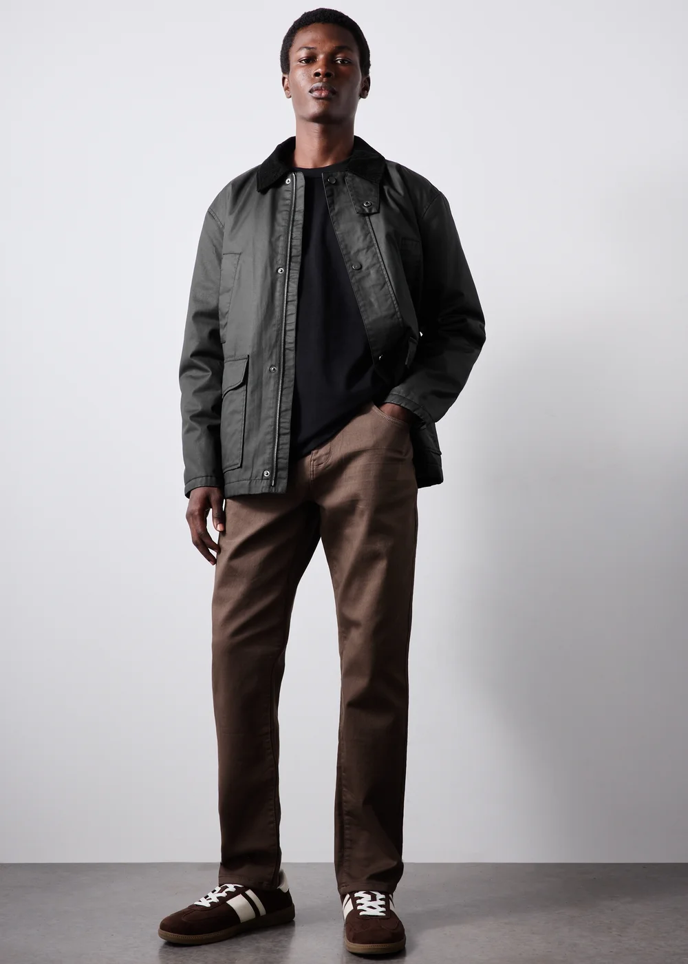 Black Wax Jacket - XS Image 2