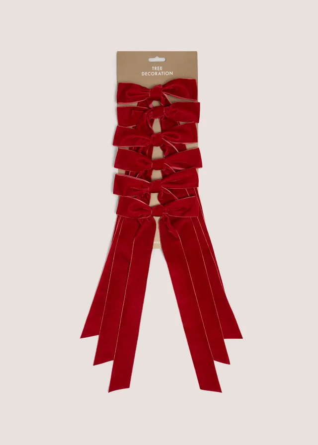 Burgundy 6 pack Decorative Ribbons