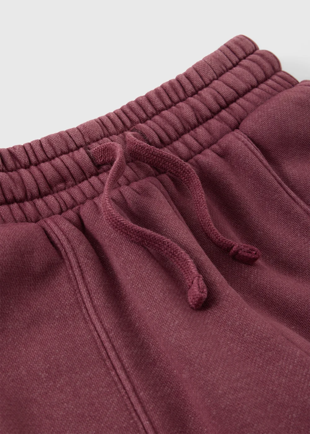 Girls Burgundy Acid Wash Wide Leg Joggers (7-15yrs) - 10 Yrs Image 2