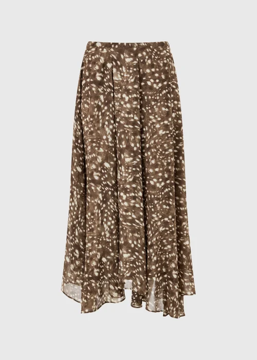 Brown Animal Print Co Ord Skirt - 8 Image 3