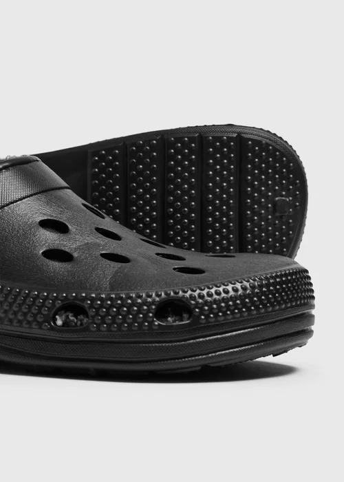 Black Fleece Lined Clogs - 6 Image 2