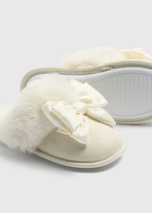Girls Sand Bow Mule Slipper (Younger 10-Older 5) - 3 Image 2