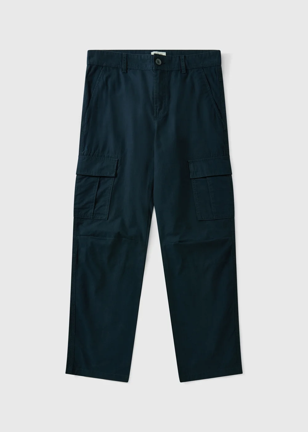 Navy Cargo Trousers - 30 R Image 1