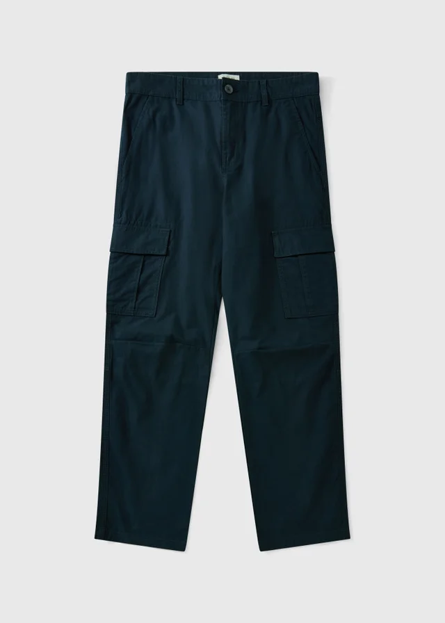 Navy Cargo Trousers