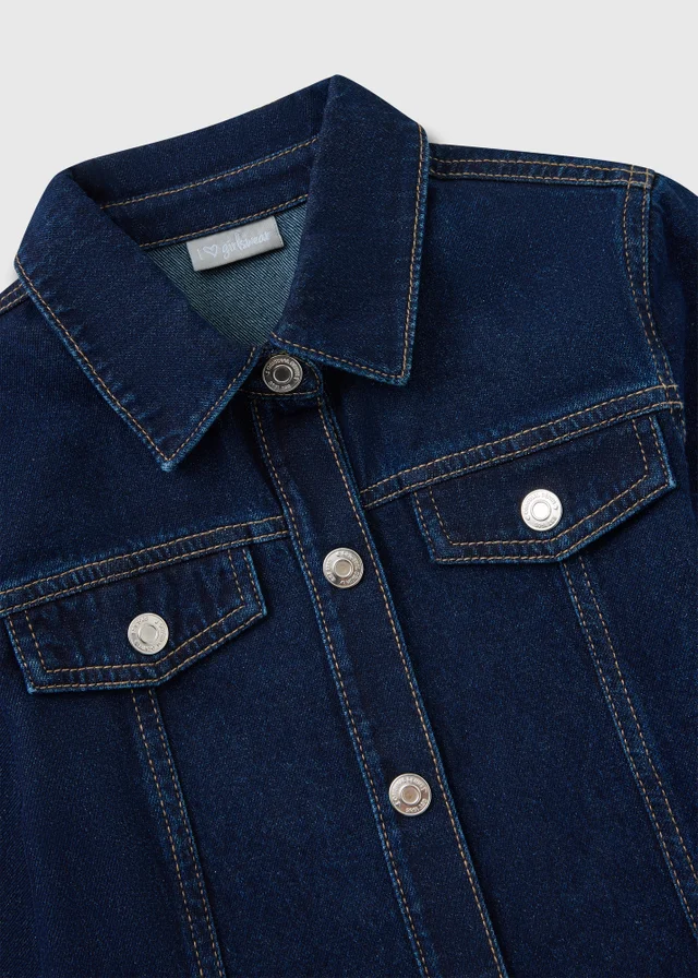 Girls Blue Denim Dress (7-15yrs)