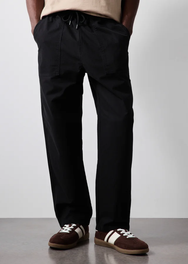 Black Fatigue Trousers