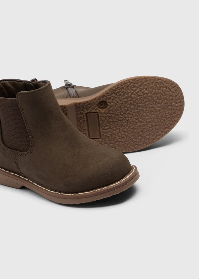 Boys Brown Chelsea Boots (Younger 4-12)