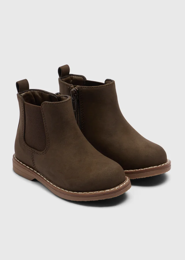 Boys Brown Chelsea Boots (Younger 4-12)