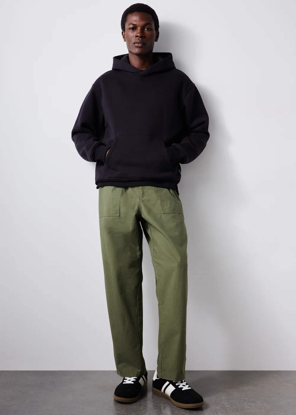 Khaki Fatigue Trousers - S Image 1
