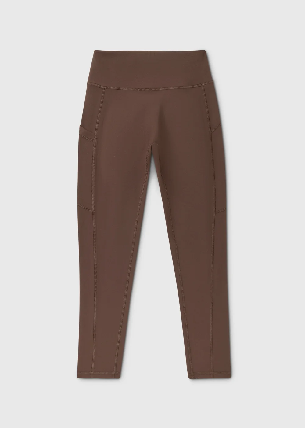 Souluxe Girls Brown Soft Touch Leggings (7-15yrs) - 7 Yrs Image 1