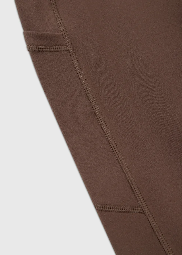Souluxe Girls Brown Soft Touch Leggings (7-15yrs)
