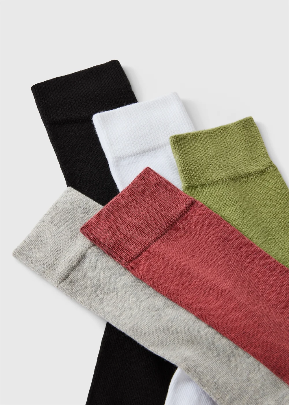 5 Pack Multicolour Socks - Size 12-14 Image 2