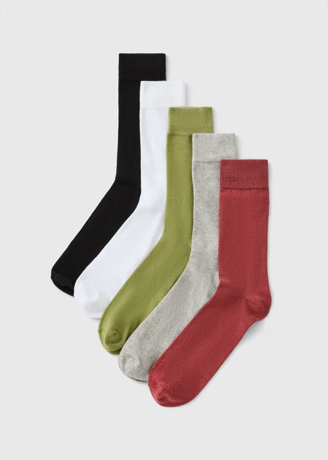 5 Pack Multicolour Socks