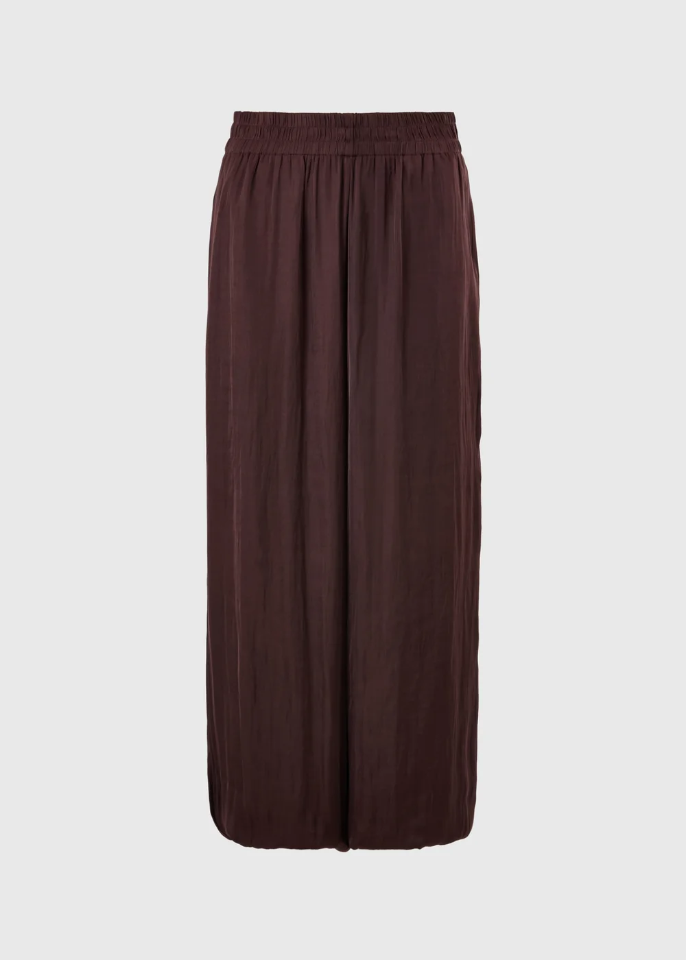 Wine Satin Balloon Co Ord Trousers - 8/L29 Image 5