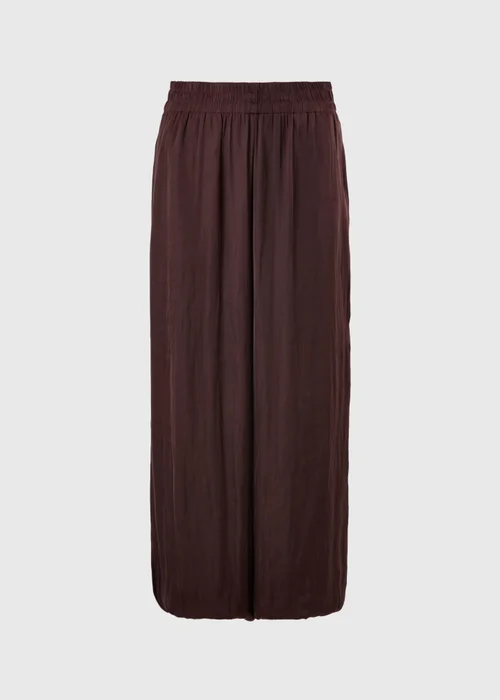Wine Satin Balloon Co Ord Trousers - 8/L29 Image 5