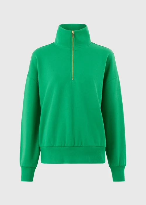 Green Half Zip Jumper - XS Image 4