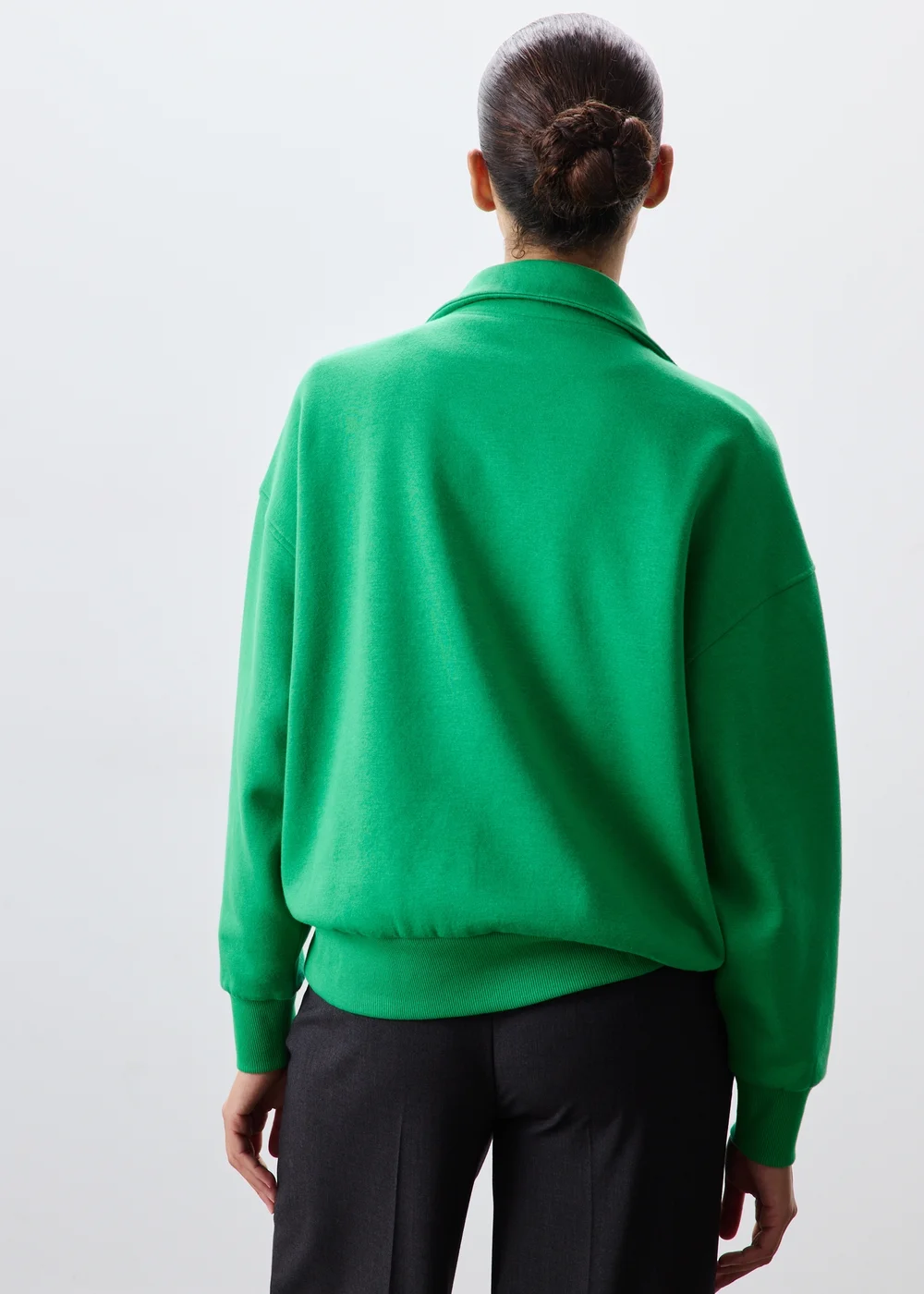Green Half Zip Jumper - XS Image 1